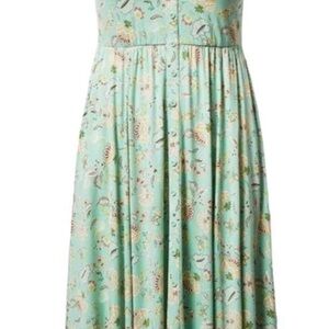 Torrid Mint Green Floral Maxi Dress